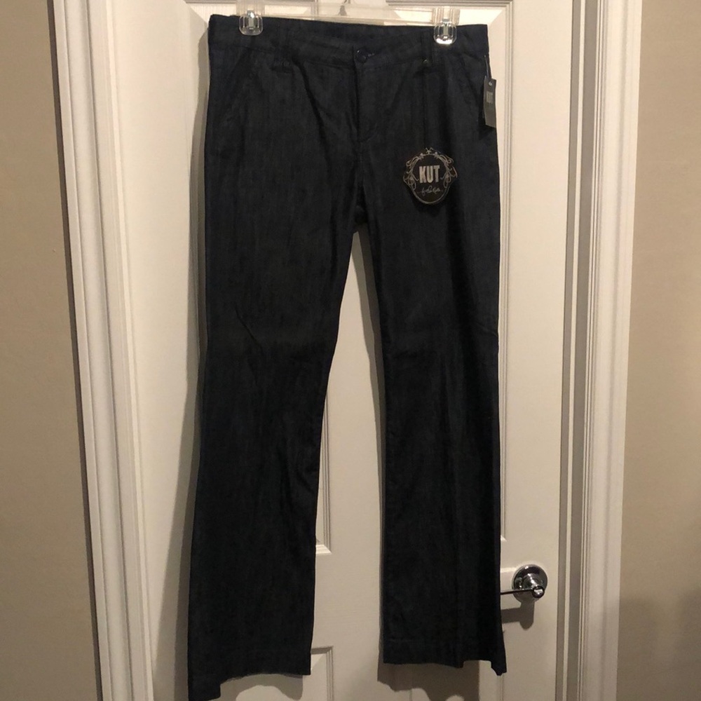 Kut from the Kloth dark blue/black jeans with flare leg